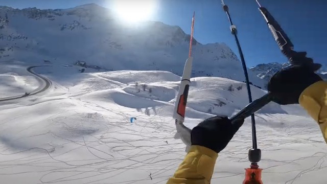 Most INSANE POV SHOTS by Edgar Ulrich / EXTREME  SNOW KITE