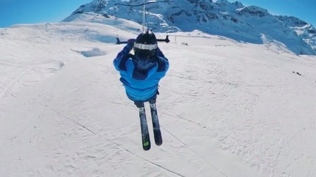 Some days ago / Snowkite Switzerland /