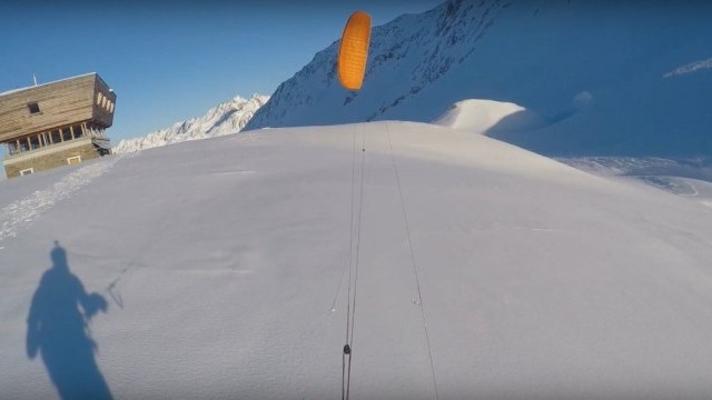 BAT18 - Day 2 & 3 @ Blinnenhorn- Backcountry Snowkiting in the Alps
