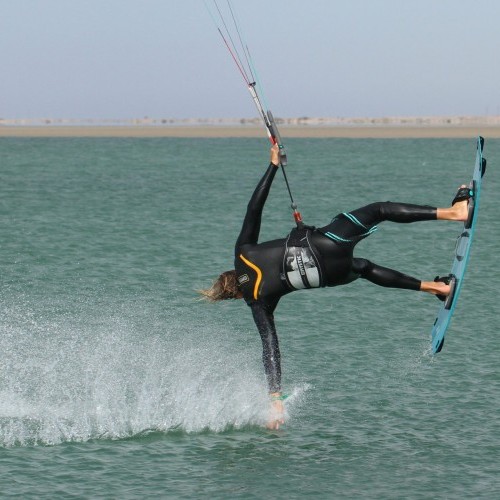 Hand Drag Back Roll Kitesurfing Technique