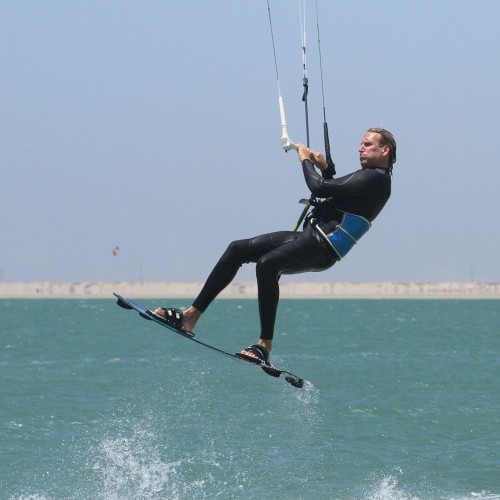 Air Gybe from Toe Side Kitesurfing Technique