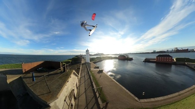 Nick Jacobsen - Launches off a fort in Denmark