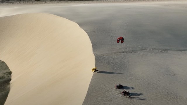 The Dune Jump Section At Tatajuba - Naish House Brazil