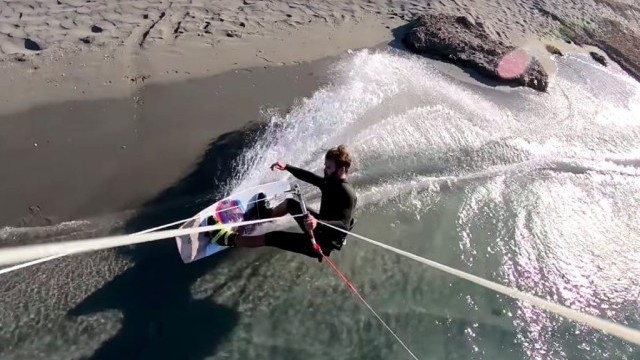 How to toeside heelside carve transition kitesurfing