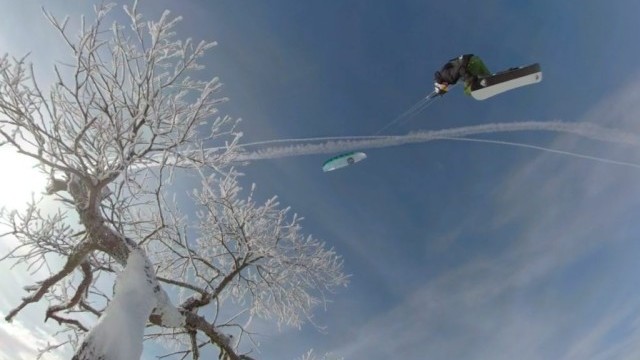 Best of snowkiting Moldava - GoPro overcapture