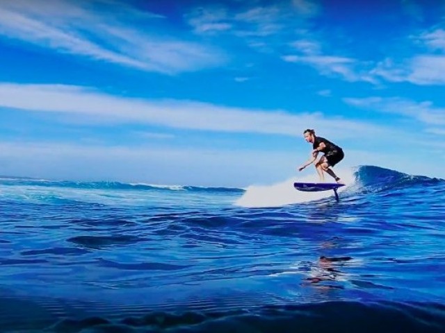 F-ONE Surf Foil - Twiggy in Indonesia