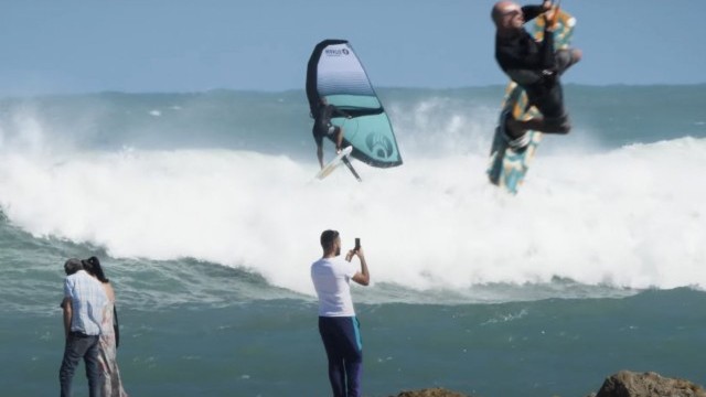 WING FOILING big waves in Fort Pierce, Florida