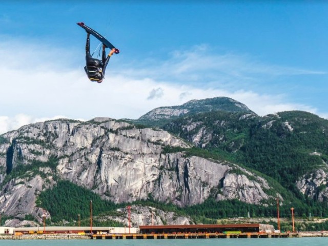Flying over the Squamish Chief!