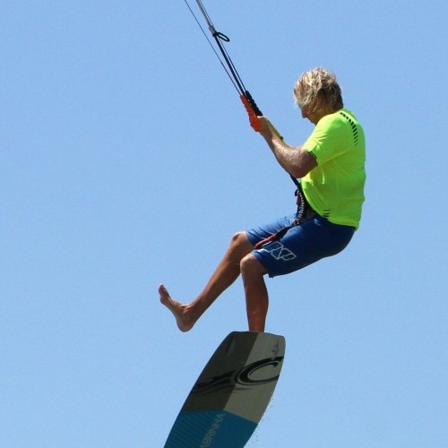 No Grab Front Foot One Foot Kitesurfing Technique