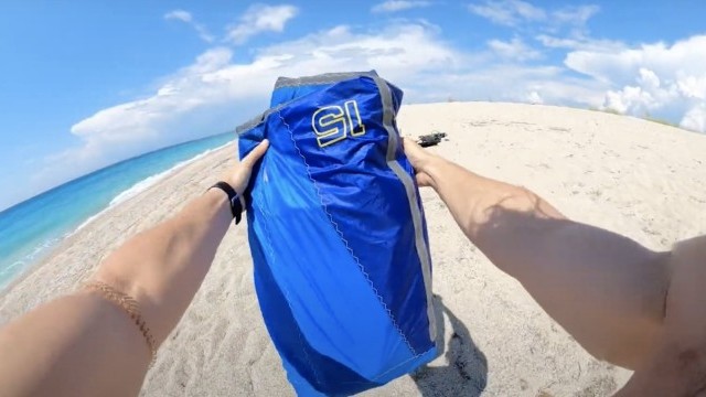 Packing the kite in DIFFERENT conditions.