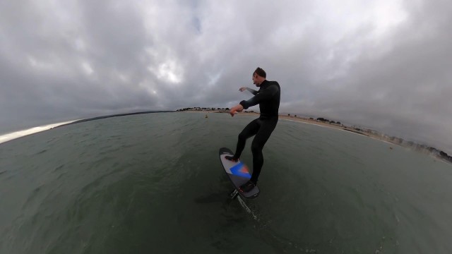 Armstrong WKT Wake Kite Tow 109 on water dock start review