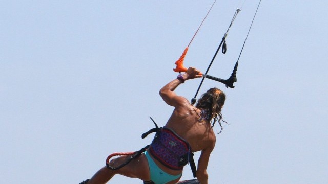 Kitesurfing Technique - Front Double Grab