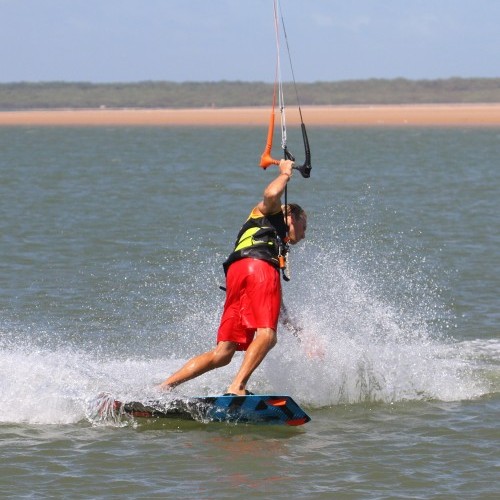 Twin Tip Toeside Duck Tack Kitesurfing Technique