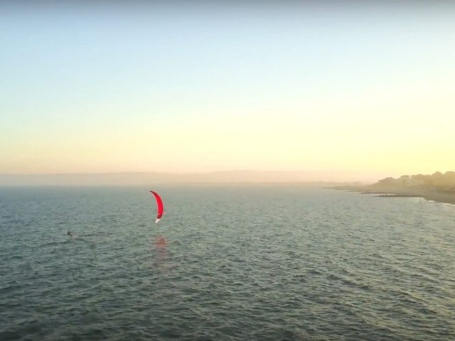 Sunset Foiling - Sandbanks, Poole