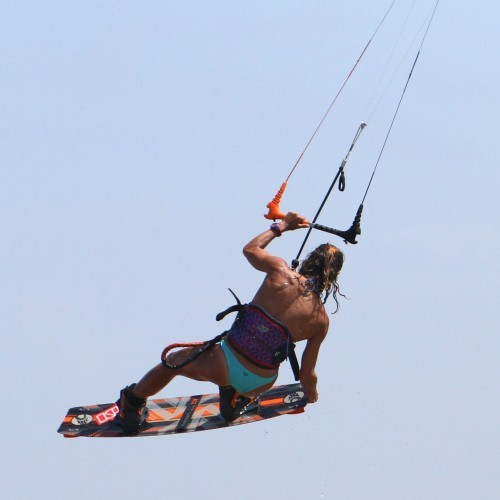 Front Double Grab Kitesurfing Technique