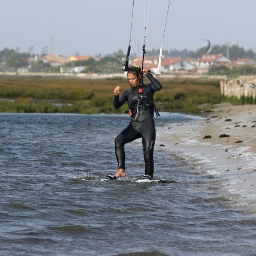Twin Tip Beach Start Kitesurfing Technique