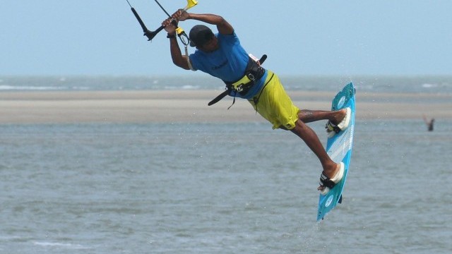 Kitesurfing Technique - Double Hinterburger Mobe