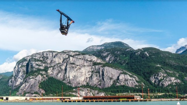 Flying over the Squamish Chief!