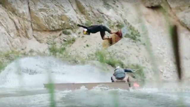 Falling Rocks | Dominik Hernler, Felix Georgii, and Parks Bonifay Ride a Disused Quarry in Austria