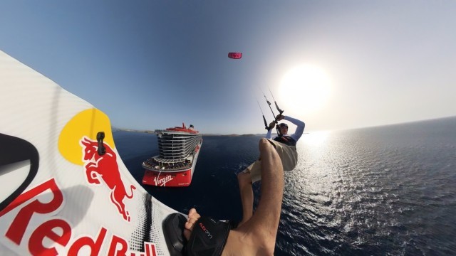 Watch the Moment Tom Bridge Jumps Off the Top of a Cruise Ship!
