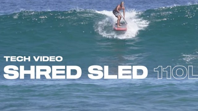 The Shred Sled V1 - Wing foil, Wind Foil & SUP Foil Board