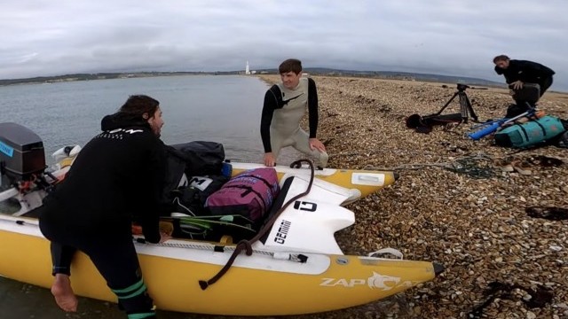 We got rescued... NEW YACHT! KITE BOAT - Part 3