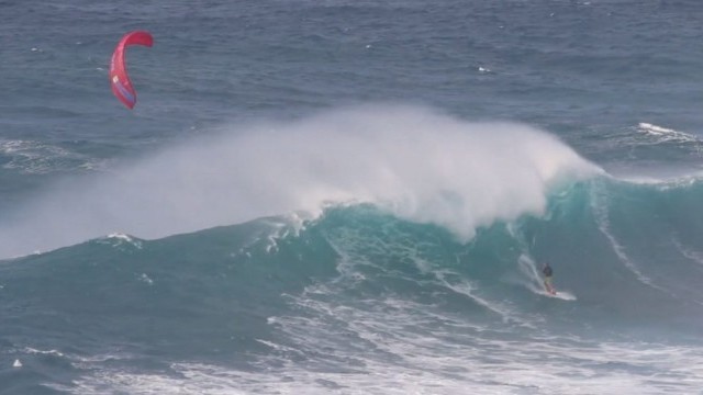 Winter Kite - Jaws Feb 2016