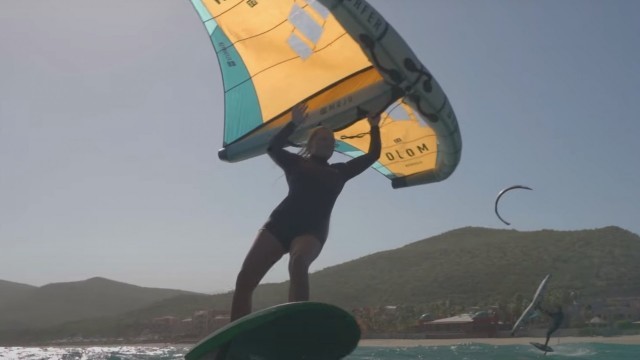 how to tack a wing: heelside to toeside