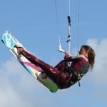 Kitesurfing Technique - Jump with Tweaked Boned Grab