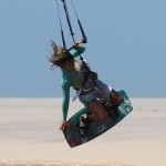 Kitesurfing Technique - Hooked Popped Front to Blind with Grab
