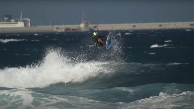 LORENZO CASATI----WINTER IN TENERIFE----STRAPLESS KITESURF