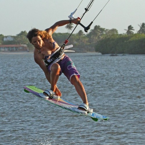 Melon Grab to Toeside Kitesurfing Technique