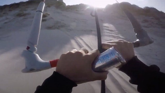 FLYING DELIVERY - Low wind june jump!