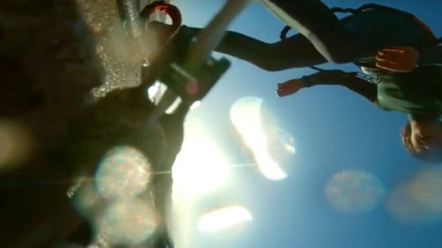 Kitesurfing in waves crash(Guincho, Portugal)-PABLO AMORES (SLINGSHOT, Prolimit, Gopro España)