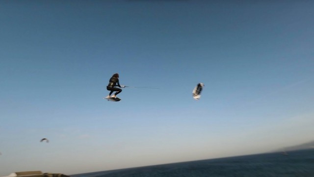 Big Air Kitesurfing + FPV Racing Drone  | Janek ft. Cola