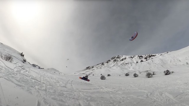 SNOW KITE CRASH 2022