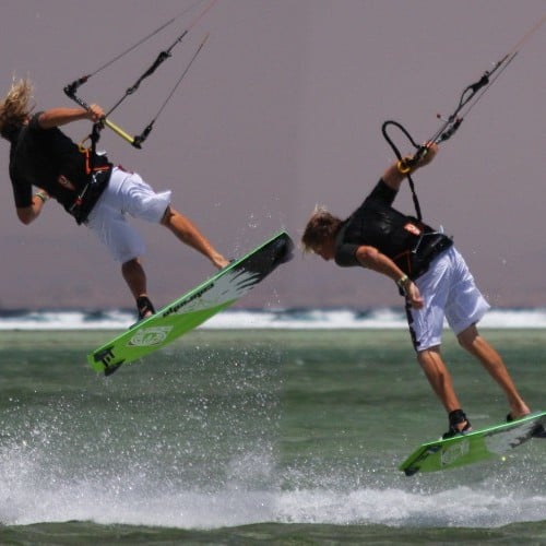 Back Loop to Blind with Surface Pass Kitesurfing Technique