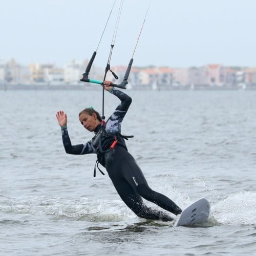 Surfboard Toeside Upwind 360 Kitesurfing Technique