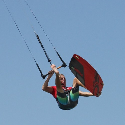 Front Foot One Foot Front Loop Kitesurfing Technique