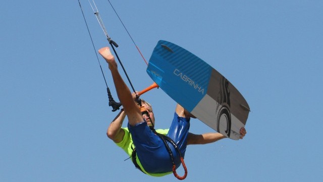 Kitesurfing Technique - Back Loop Front Foot 1 Foot