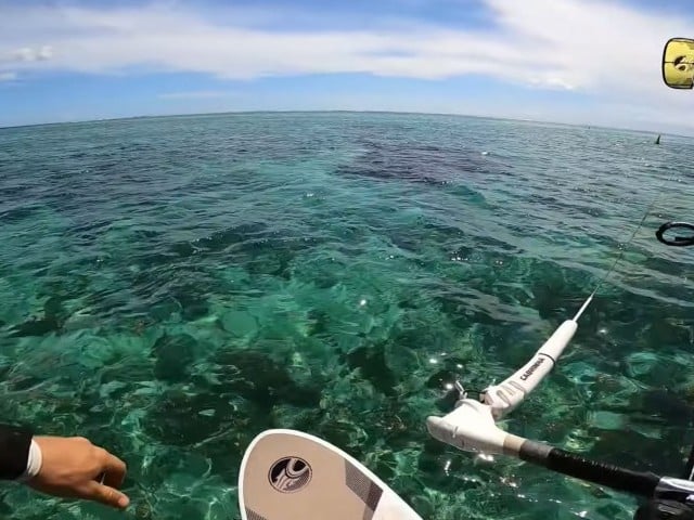 Drift launch in light wind