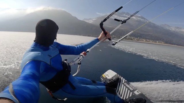 I Kitesurfed This Ice Crack