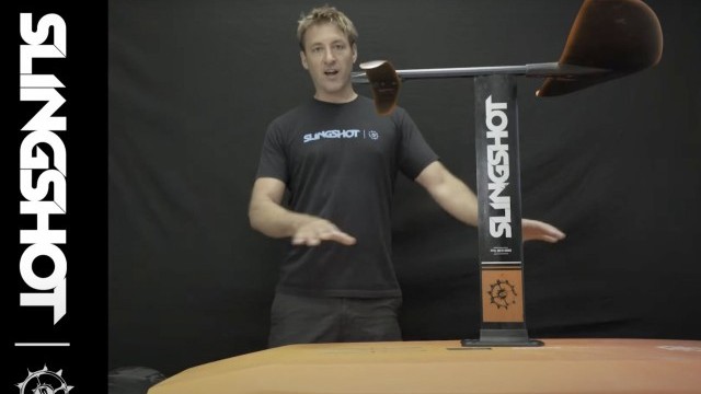 How to Mount your Hydrofoil onto the Slingshot Shred Sled 3:1 Foil Board