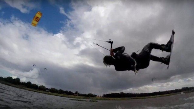 Kitesurfing in Denmark // Rainy Day