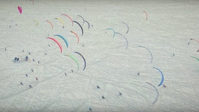 Day 3 of the IKA Snowkite World Cup 2018   Int  Snowkite Open 2018