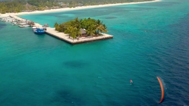 Fly Over Water 2 - Maldives