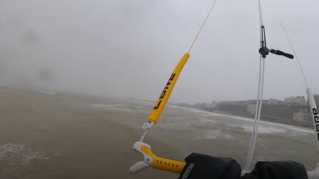 Kiteboading In A Blizzard