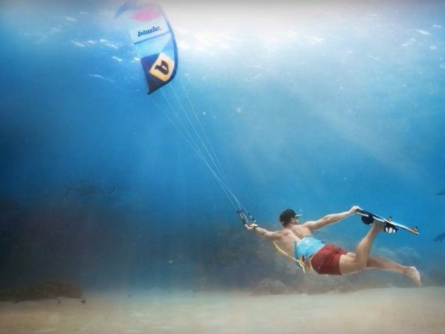 Underwater Kitesurfing  - Blade kites and Noustha Photography - Behind the Scenes