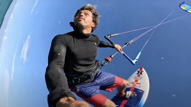 I was lucky to Kite Surf this rare spot on Maui!