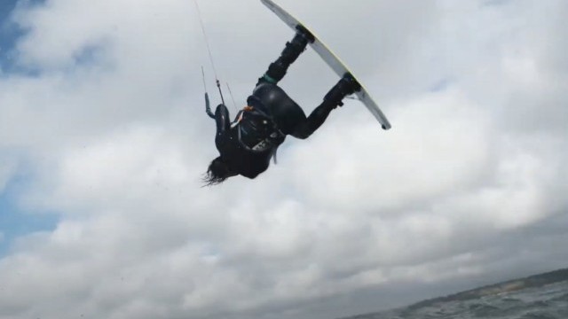 Toe-side Front Roll Kiteboarding - Tricks of the Trade with Tom Court